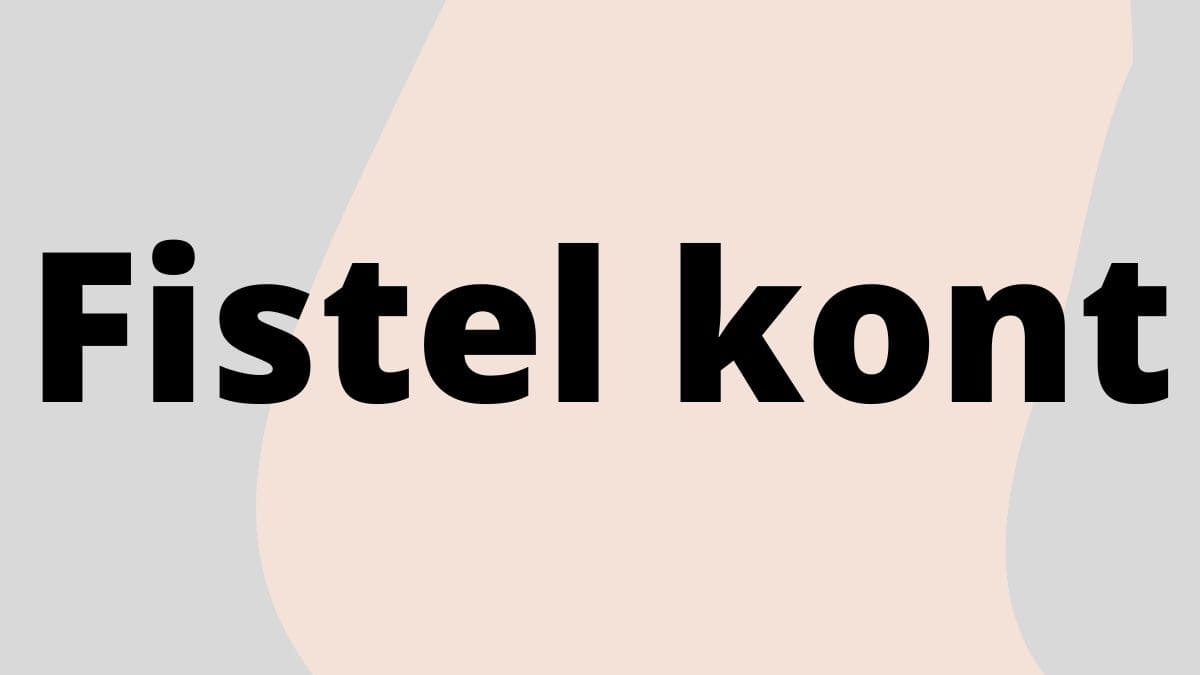 Fistel kont