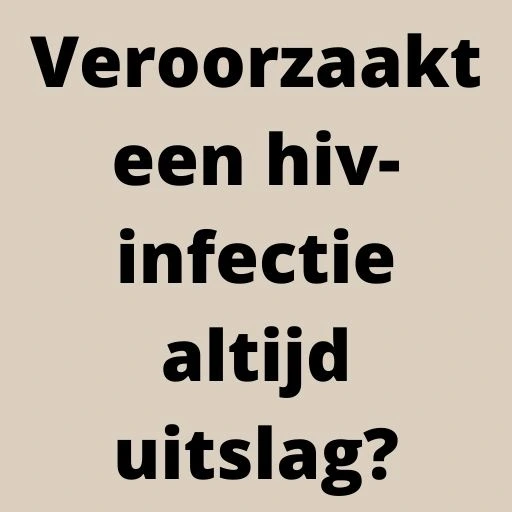 Veroorzaakt een hiv-infectie altijd uitslag?
