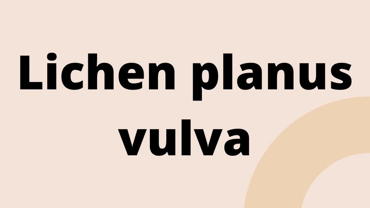 Lichen planus vulva