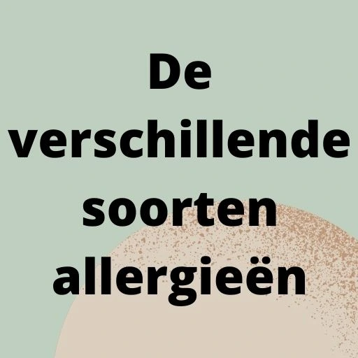 De verschillende soorten allergieën